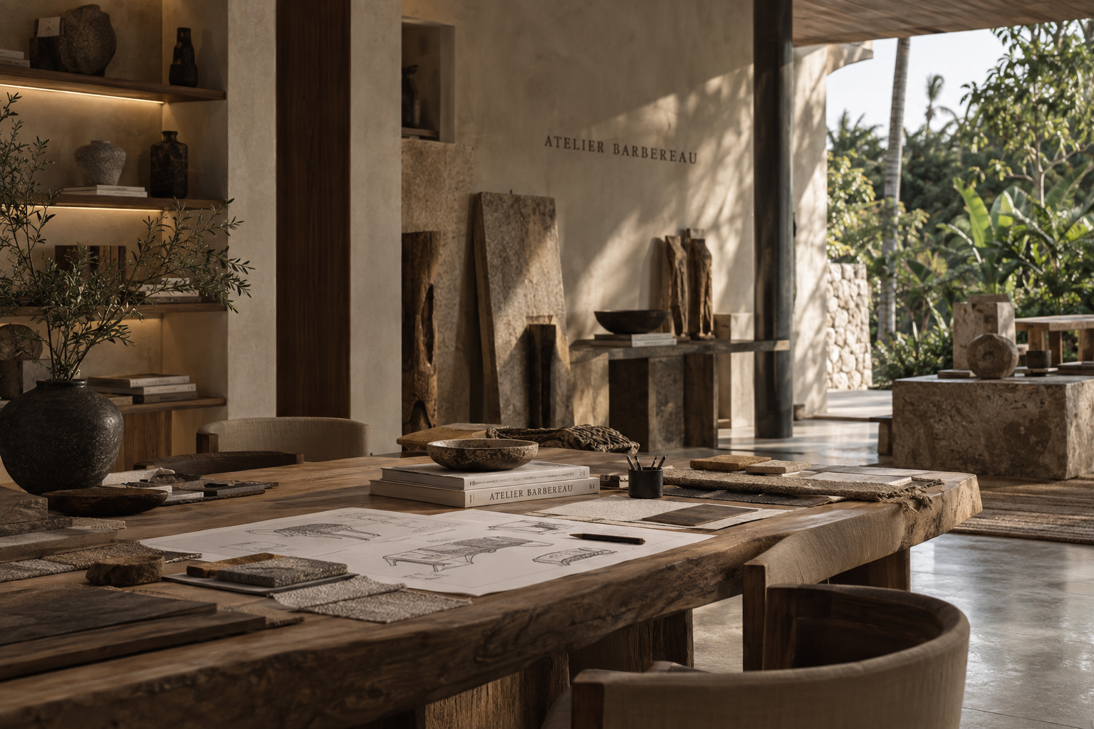 L’Atelier Barbereau interior and philosophy